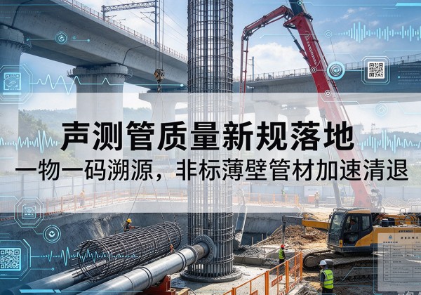 江孜声测管质量新规落地，一物一码溯源，非标薄壁管材加速清退