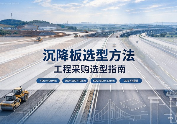 江孜沉降板选择方法